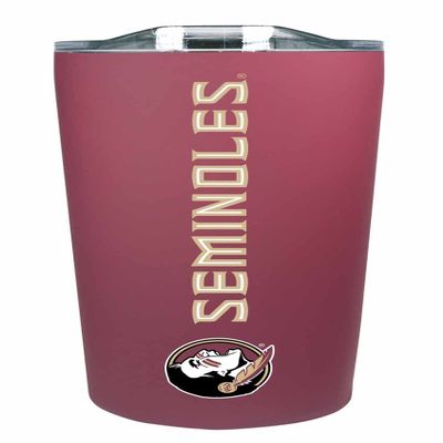 Campus Colors NCAA Stainless Steel Tumbler perfect for Gameday - 18 oz - Double Walled - Keeps Drinks Perfectly Insulated (Florida State Seminoles - Maroon)