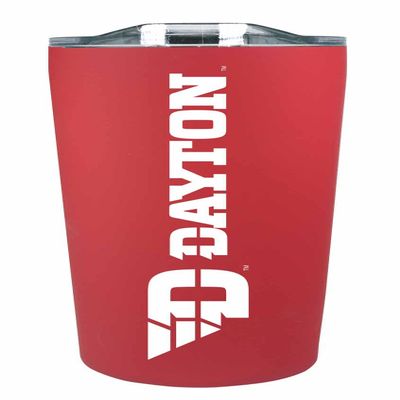 Campus Colors NCAA Stainless Steel Tumbler perfect for Gameday - 18 oz - Double Walled - Keeps Drinks Perfectly Insulated (Dayton Flyers - Red)