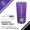 Campus Colors NCAA Stainless Steel Tumbler perfect for Gameday - 18 oz - Double Walled - Keeps Drinks Perfectly Insulated (LSU Tigers - Purple) view 3