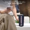 Campus Colors NCAA Stainless Steel Tumbler perfect for Gameday - 18 oz - Double Walled - Keeps Drinks Perfectly Insulated (Gonzaga Bulldogs - Navy) view 2