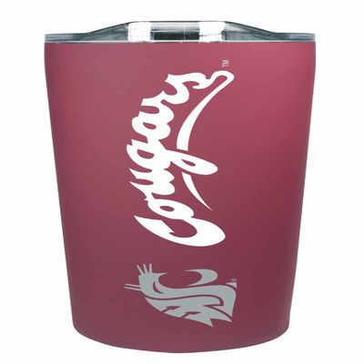 Campus Colors Washington State Cougars NCAA Tumbler - 18 oz Stainless Steel Double-Walled Insulated - Officially Licensed