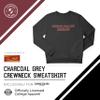 Campus Colors NCAA Adult Charcoal Crewneck Fleece Sweatshirt - Cotton Blend - Stay Warm & Represent Your Team With Style (Boston College Eagles - Charcoal, XX-Large) view 3