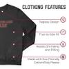 Campus Colors NCAA Adult Charcoal Crewneck Fleece Sweatshirt - Cotton Blend - Stay Warm & Represent Your Team With Style (Boston College Eagles - Charcoal, XX-Large) view 4