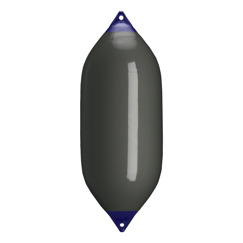 Polyform F-Series Boat Fender F-11 Standard Blue Ropehold - Graphite