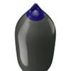 Polyform F-Series Boat Fender F-11 Standard Blue Ropehold - Graphite view 2