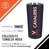 Campus Colors Virginia Cavaliers NCAA Tumbler - 18 oz Stainless Steel Double-Walled Insulated - Officially Licensed view 3