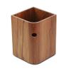 Whitecap 63206 Eka Collection Teak Waste Basket view 1