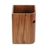 Whitecap 63206 Eka Collection Teak Waste Basket view 2