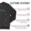 Campus Colors NCAA Adult Charcoal Crewneck Fleece Sweatshirt - Cotton Blend - Stay Warm & Represent Your Team With Style (Michigan State Spartans - Charcoal, Medium) view 4