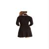 BCX Womens Juniors Sweater Stretch Fit & Flare Dress Black L view 2