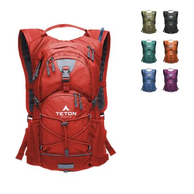 Teton Oasis Hydration Backpack Lightweight Water Pack with Bladder for Hiking, Running, Cycling, Biking 18L/22L Sizes Sewn-in Rain Cover Fits Men and Women