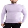 X RAY Mens Turtleneck, Soft Slim Fit Pullover Top, Basic Turtle Neck Sweater for Men, Lilac, Large view 1