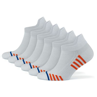 GoWith Running Socks for Men & Women, No Cushion Ankle Rayon Made from Bamboo Socks, Moisture Wicking, with Gift Box, L/XL, White Model: 3150