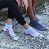 GoWith Running Socks for Men & Women, No Cushion Ankle Rayon Made from Bamboo Socks, Moisture Wicking, with Gift Box, L/XL, White Model: 3150 view 3