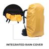 Teton 55L Scout Internal Frame Backpack for Hiking, Camping, Backpacking, Travel, Rain Cover Included, Huckleberry view 4