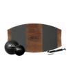 The Skill Board Beginner to Pro - Wooden Balance Board for Adults Bundle - Incl. Balance Trainer for All Sports, Gym, Standing Desk - 2x Fitness Balls, Ball Pump and more view 1