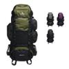 Teton 65L Explorer Internal Frame Backpack for Hiking, Camping, Backpacking, Rain Cover Included, Olive view 1