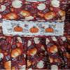 Bonnie Jean Thanksgiving Long Sleeves Harvest Smocked Pumpkin Girls' Dress (12 Months) Multicoloured view 4