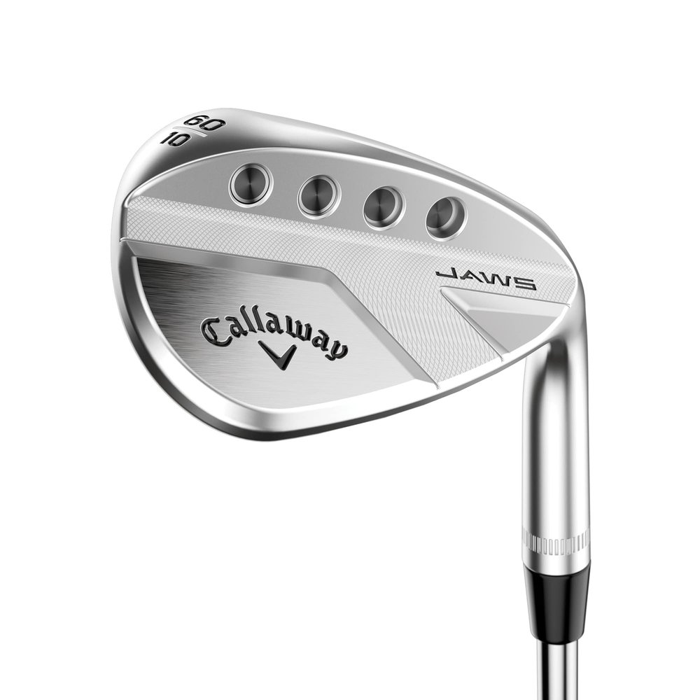 Callaway JAWS Full Toe Chrome Lob Wedge, Left Handed, 64-10 (Bounce), Steel, Wedge