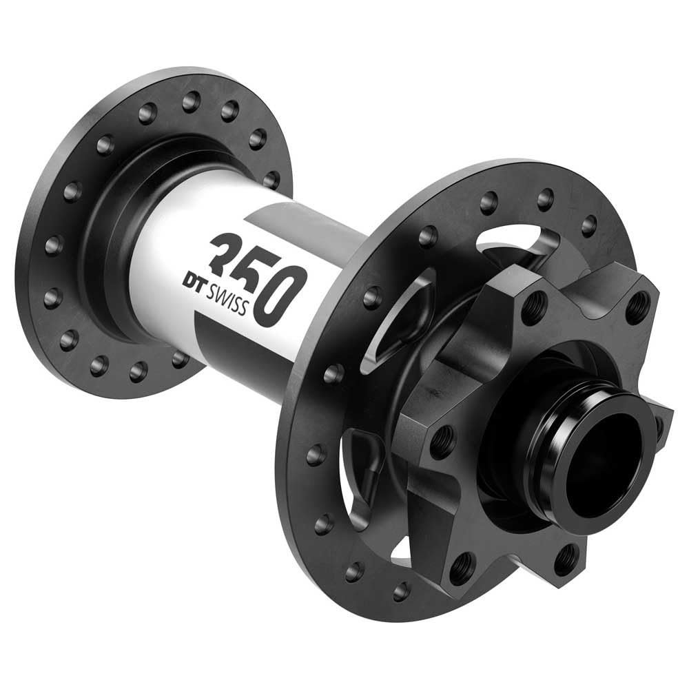 DT Swiss 350 Front Hub - 20x110mm Boost 6-Bolt Black 28H
