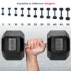 Iron Crush Hex Dumbbells - PVC Coated Weights, Chrome-Plated Knurled Handles, Fixed Hexagon Dumbbell - Workout, Exercise, Body Building Home Gym Training Gear - 3 Lb to 50Lb - Sold in Singles view 4