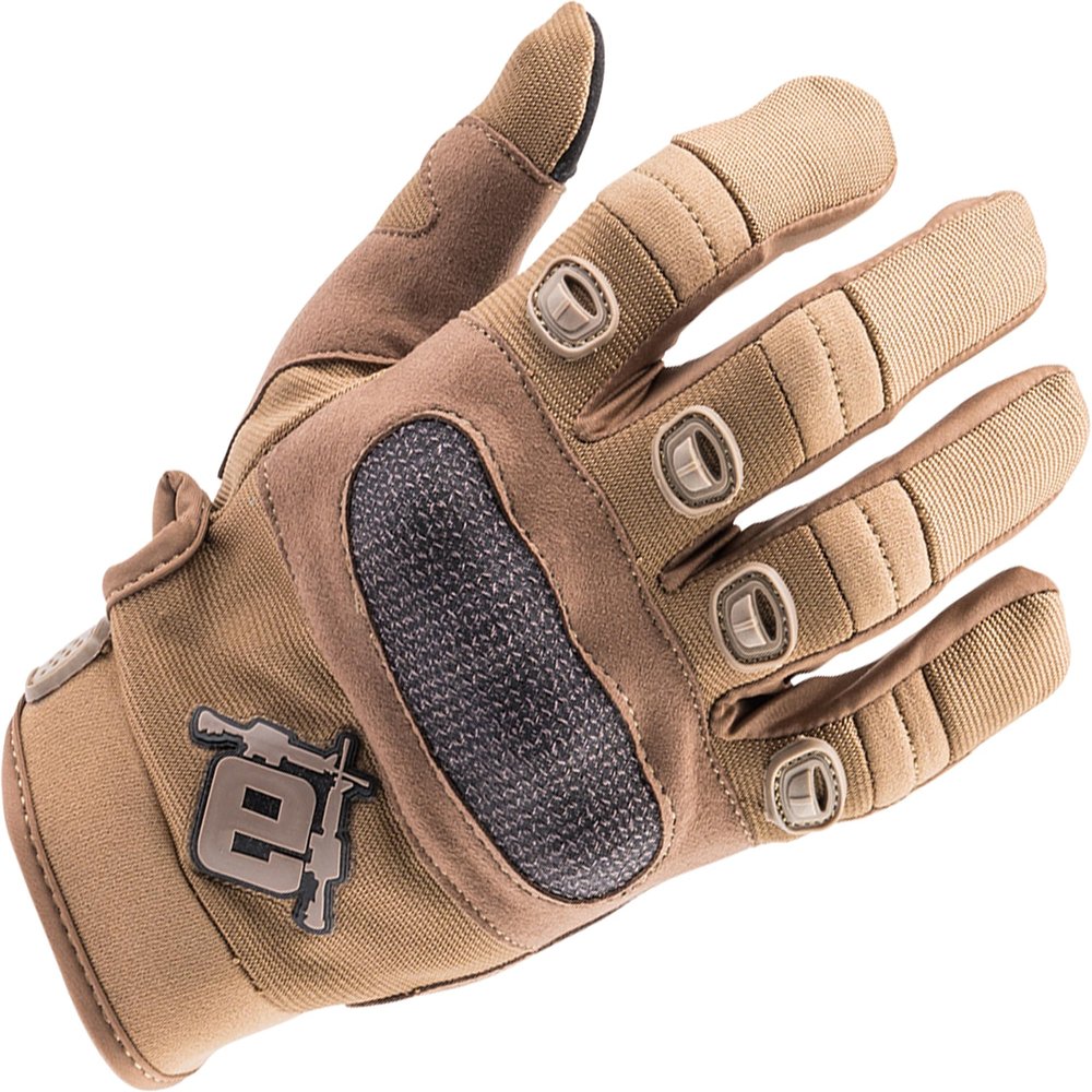 Evike Airsoft - Field Operator Full Finger Hard-Shell Tactical Gloves (Color: Tan/Large)