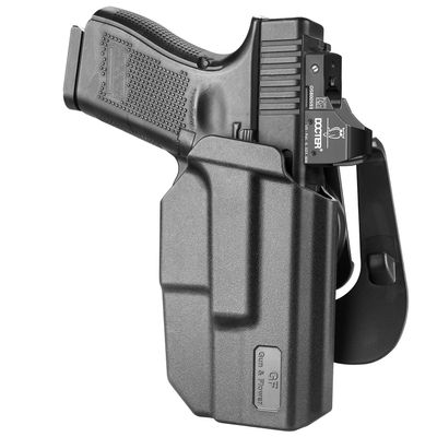 OWB Holster for Glock 19/19X/32/44/45 Gen3-5, Thumb Release Paddle Holster, Red Dot Compatible, Right Handed Carry