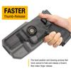 OWB Holster for Glock 19/19X/32/44/45 Gen3-5, Thumb Release Paddle Holster, Red Dot Compatible, Right Handed Carry view 4
