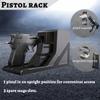 DD Pistol Rack Universal Handgun Storage Protective Handgun Mags Storage Stand, Pistol Holder, Gun Magazine Holder,1 Gun Holder 3 Mag Slots Fit Most Pistols view 2