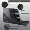 DD Pistol Rack Universal Handgun Storage Protective Handgun Mags Storage Stand, Pistol Holder, Gun Magazine Holder,1 Gun Holder 3 Mag Slots Fit Most Pistols view 3