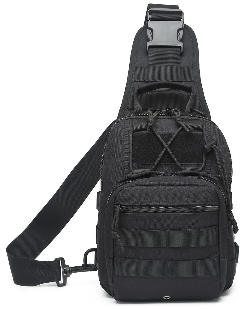ATBP Small Tactical Sling Backpack Bag for Men Military Shoulder Bag Pack EDC Crossbody Bag for Hiking 7 Liters