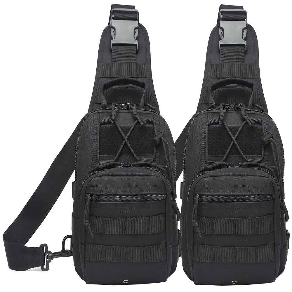 ATBP Small Tactical Sling Backpack Bag for Men Military Shoulder Bag Pack EDC Crossbody Bag for Hiking 7 Liters