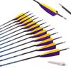 1000 Spine Arrow for 20 Lb Compound Bow 22 Inch Arrow Target Practice Arrow Hunting Arrow Carbon Arrows Adult Youth Archery Indoor Outdoor Shooting Bullet Tip 12pc view 2