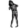 Cupohus [2023 SIZE UPDATE Halloween Costume, Skeleton Costume Bodysuit Jumpsuit - Scary Black and White Costume, Unisex, Creepy view 1