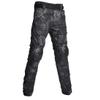 HARGLESMAN Men's Tactical Airsoft Long Sleeve Uniform Set Shirts Snug Fitting Top Shirt Practical Painting Ball Comfortable Breathable Soft Work Hiking Hunting Outdoor Suits Black Python XL view 2