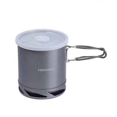 Fire Maple FMC-XK6 Camping and Backpacking Pot with Heat Exchanger | Portable Lightweight Camp Cookware | Hard Anodized Aluminum