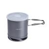 Fire Maple FMC-XK6 Camping and Backpacking Pot with Heat Exchanger | Portable Lightweight Camp Cookware | Hard Anodized Aluminum view 1