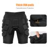 Relaxyee Protective Padded Shorts, Impact Resistance Sportswear Outdoor Impact Protective Gear for Snowboard, Skate, Ski, Skateboard, Unisex, 3D Protection for Hip, Butt and Tailbone (Large) (L) view 2