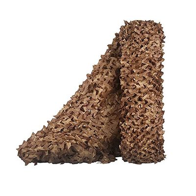 BcofoA Camo NettingCamouflage NetsSunshade Campingfor Hunt Blind Decor CourtyardSun Shade Outdoorfor Blind Shooting Military Theme Party (Color : Desert, Size : 1.5Mx5M(4.9ftx16.4ft))