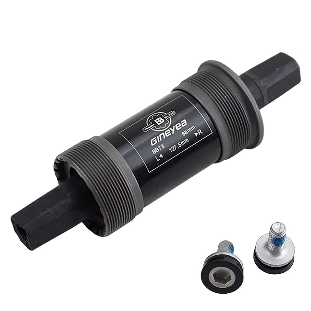 catazer Bicycle Bottom Bracket Square Taper 68mm x 103/107110.5/113/116/118/120/122.5/124.5/127.5mm BSA (127.5mm)