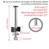 POROHOM 12 PCS Trampoline Screws, Long Screw Trampoline Replacement Parts, Anti-Loose Bolts and Nuts,Trampoline Accessories Stability Tool- 3"(Length) view 2