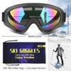 COOLOO Ski Goggles, 2 Pack Snow Goggles Snowboard Goggles for Men Women Kids - UV Protection Foam Anti-Scratch Dustproof view 3