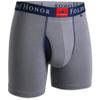 2UNDR Folds of Honor Swing Shift 6" Boxer Brief (FOH Grey, Small) view 1