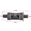 catazer Bicycle Bottom Bracket Square Taper 68mm x 103/107110.5/113/116/118/120/122.5/124.5/127.5mm BSA (110.5mm) view 2