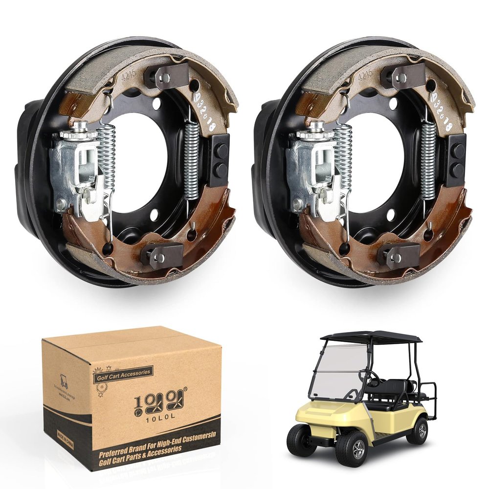 10L0L Club Car Brake Assembly, Rear Brake Cluster Driver Side & Passenger Side fit Club Car DS & Precedent 1995-Up,EZGO 1982-Up,fit Yamaha 1982-2006, OEM# 101823301, 103380202, 17081G1, J17-27209-00