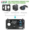 10L0L Golf Cart EZGO Key Switch Console Panel,Include DC 9V-48V Input 3.1A Fast Charge Dual USB Charger Sockets & Digital Voltmeter & Forward Reverse Switch for EZGO TXT & Medalist PDS view 2