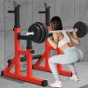 Adjustable Squat Barbell Rack, Home Gym Multifunctional Bench Press Stand, Strength Training Equipment for Men Women view 2