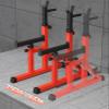 Adjustable Squat Barbell Rack, Home Gym Multifunctional Bench Press Stand, Strength Training Equipment for Men Women view 4