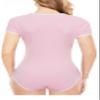 CutiePlusU Cotton Button Crotch Bodysuit Onesie Pajamas - Unicorn Pink S view 3