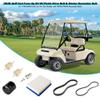 10L0L Golf Cart DS Tune Up Kit W/Clutch Drive Belt &Generator Belt fit 1992-2004 Club Car DS Gas Models with FE290,FE350 Kawasaki Motor, Incl. Air & Oil Fuel Filters Spark Plug,OEM 1025582, 101916701 view 3